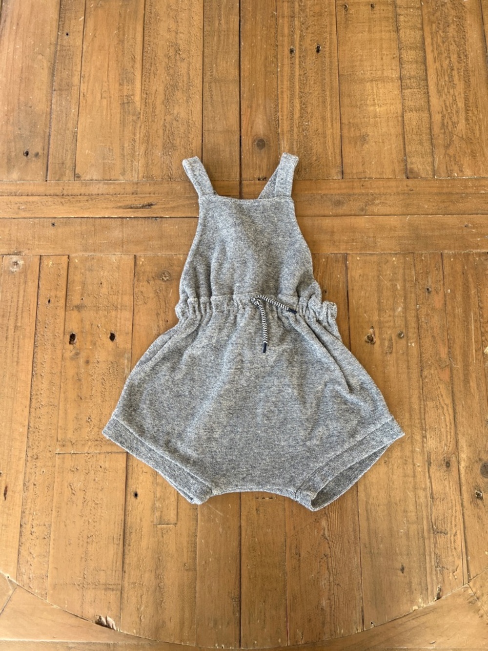 1 + in the family Brenda short overall romper 18 months blue Terrycloth